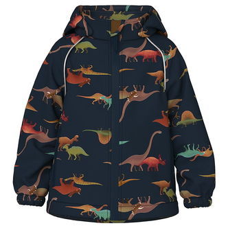 Name It Softshelljakke m. Fleece - NmmAlfa08 - Dark Sapphire/Din