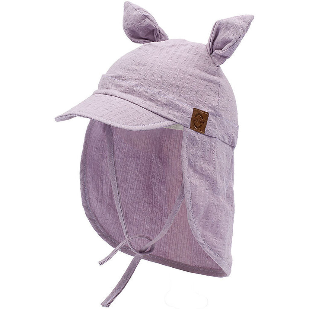 Mikk-Line Legionærhat - Long Neck - UV50+ - Lavender Aura m. Øre