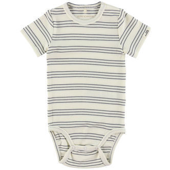 Sofie Schnoor Body k/æ - Modal - Antique White W. Blue