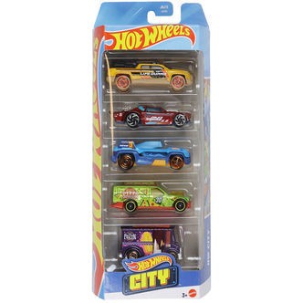 Hot Wheels Biler - 5-pak - City