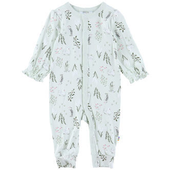 Joha Natdragt - Viskose/Bambus - Mynte m. Svane