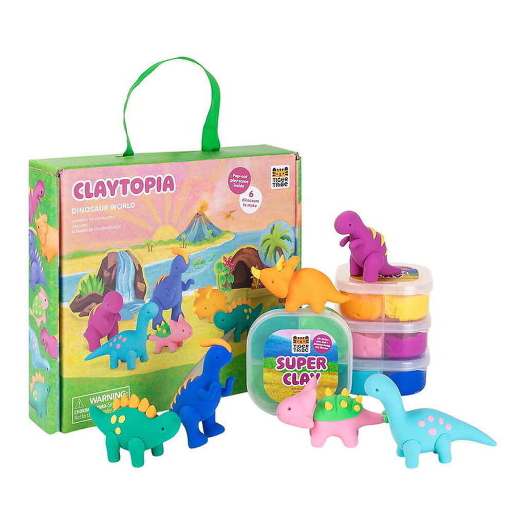 Tiger Tribe Ler - Claytopia - Dinosaur World