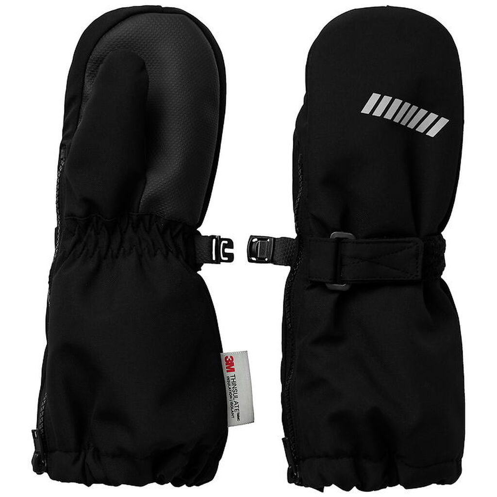 Name It Luffer m. Uldfleece - NmnSnow10 - Sort m. Lynlås