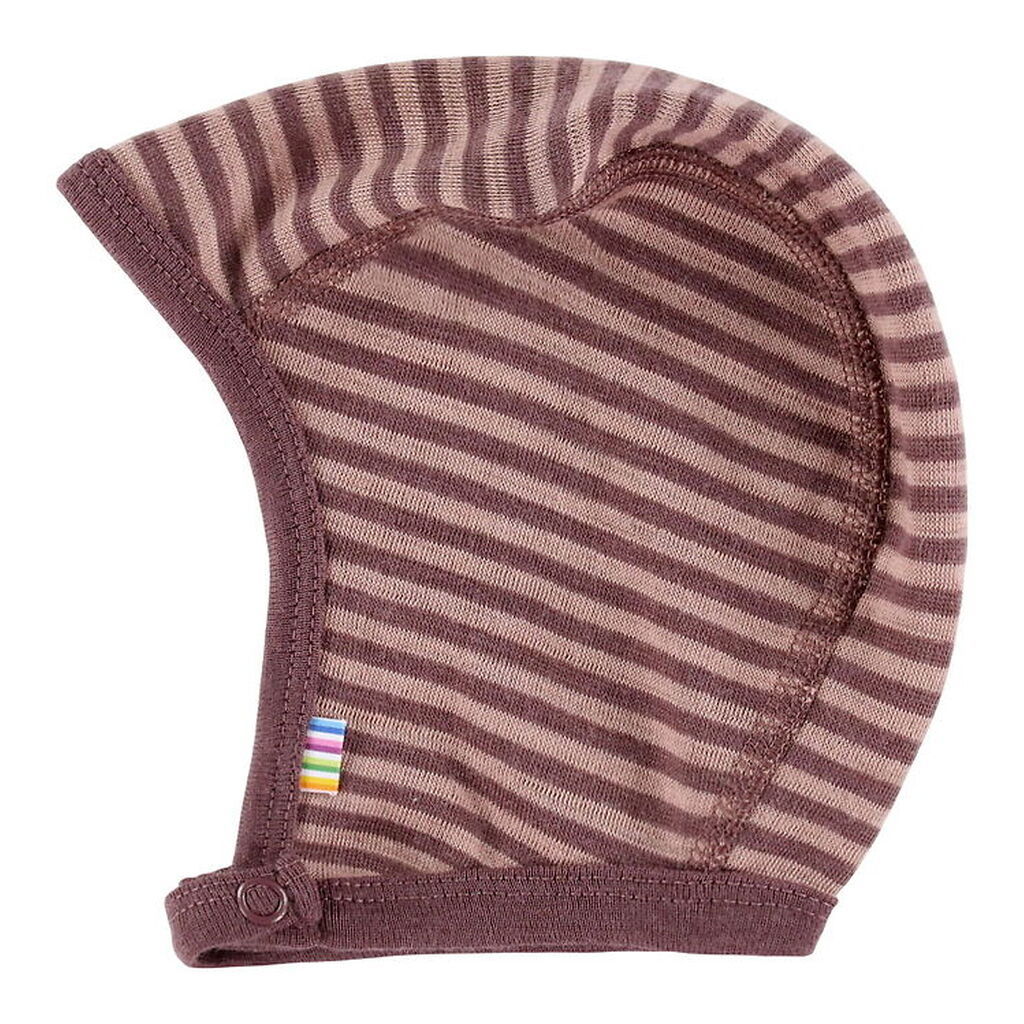 Joha Babyhjelm - Uld - Rose m. Striber