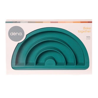 DÃ«na Bageform - Silikone - Rainbow - Blue Dusk