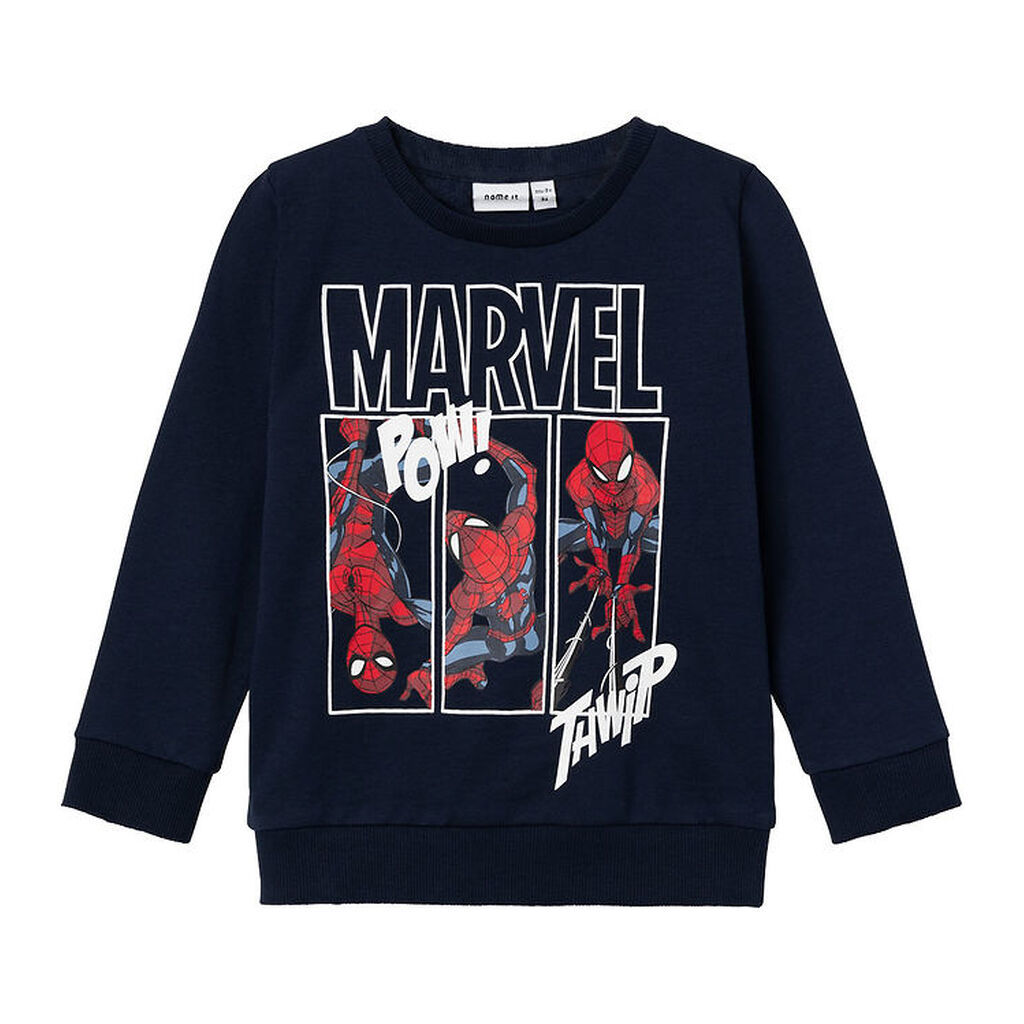 Name It Sweatshirt - Noos - NmmJessie Spiderman - Dark Sapphire