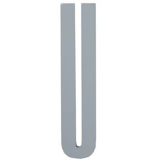 Design Letters Træbogstaver - U - Grå