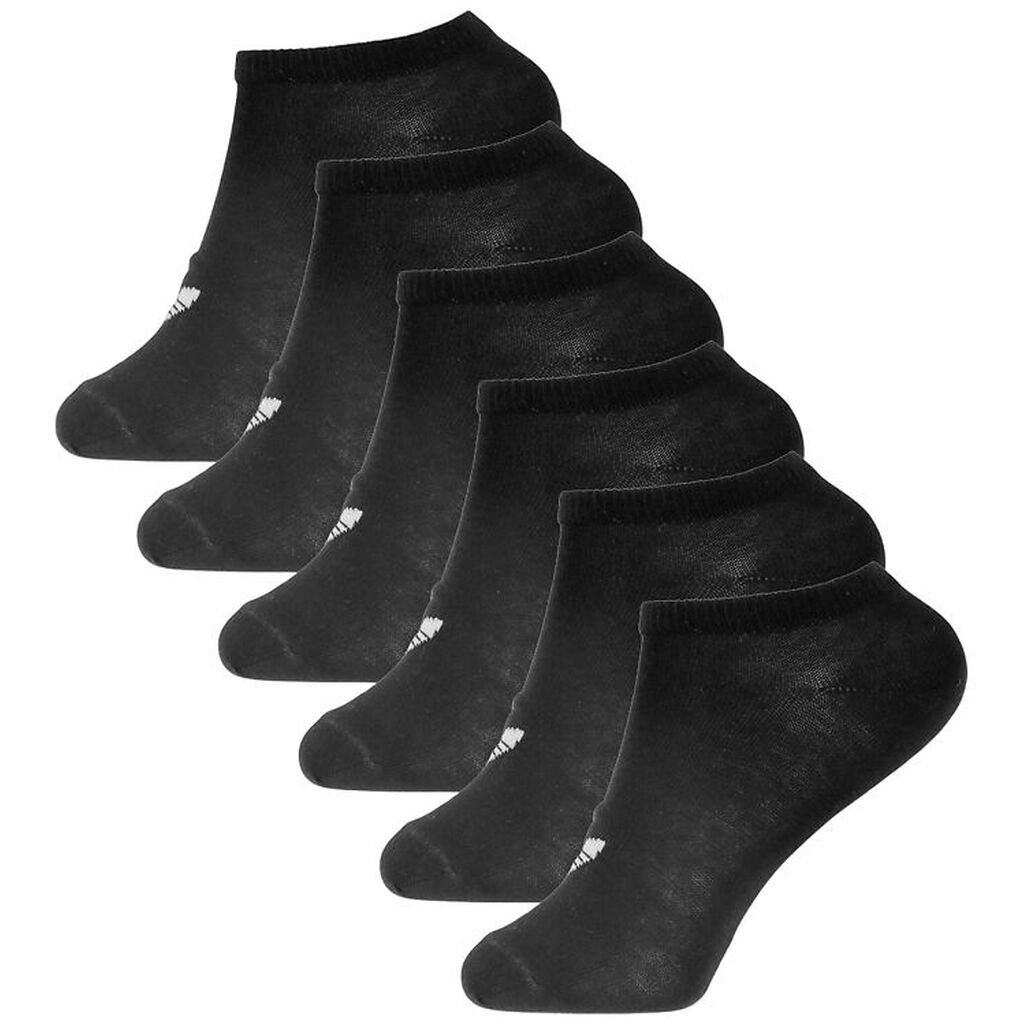 adidas Originals Ankelstrømper - 6-pak - Liner - Sort
