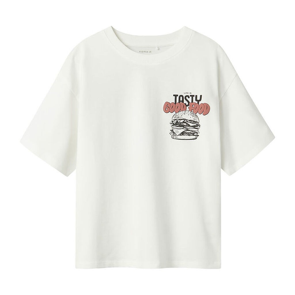 Name It T-shirt - NkmTibilbo - Cloud Dancer m. Print