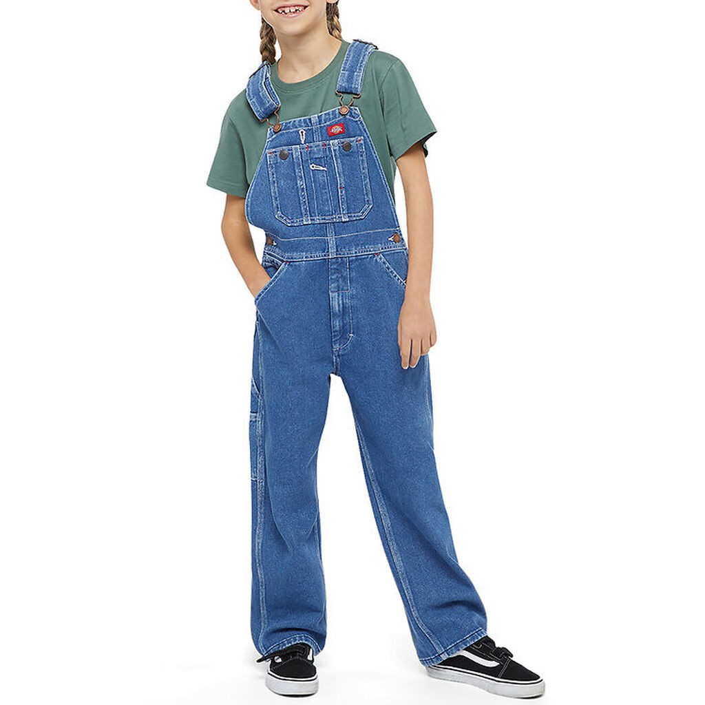 Dickies Smækbukser - Kids Denim Bib - Indigo Blue