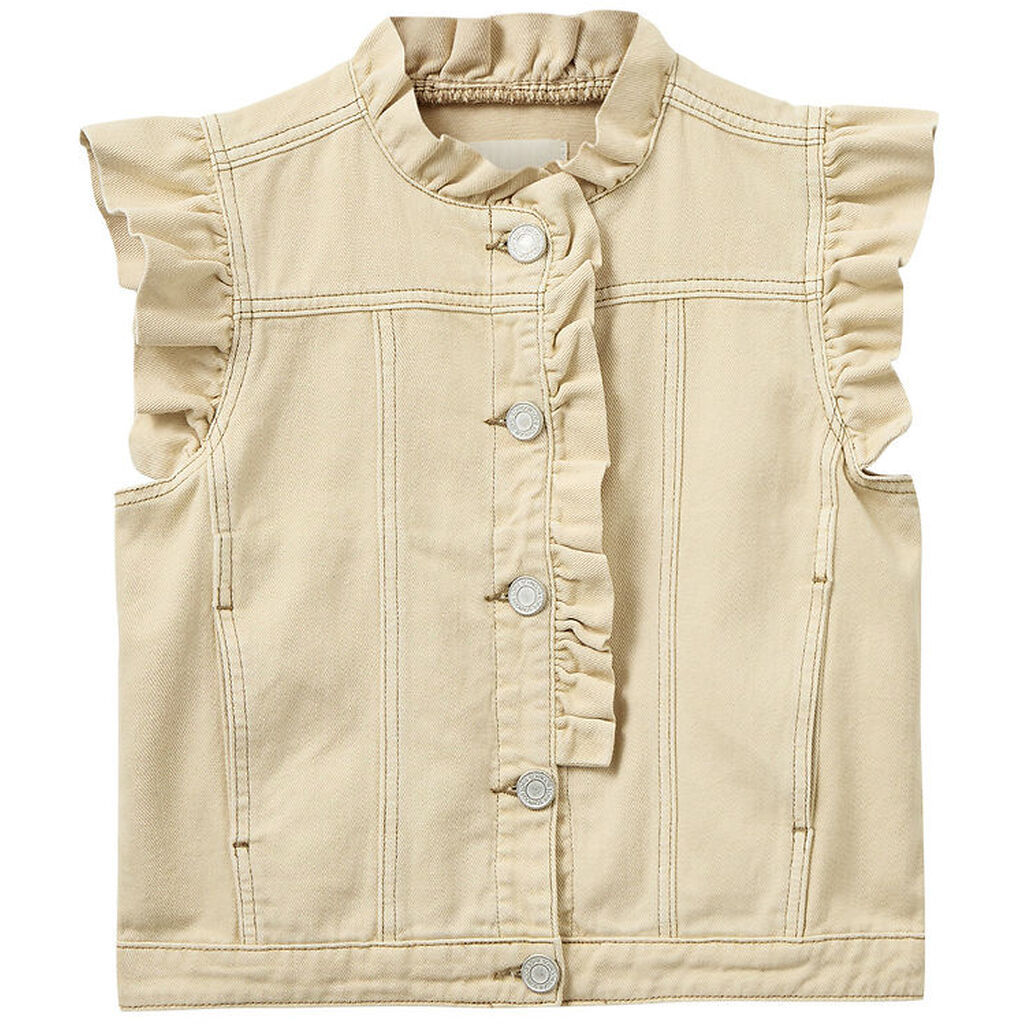Sofie Schnoor Vest - Denim - Arahsy - Off White Sand