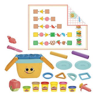 Play-Doh Modellervoks - Picnic Shapes - Starter Set
