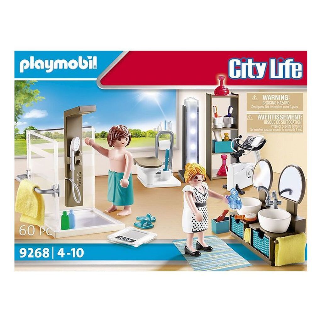 Playmobil City Life - Badeværelse - 9268 - 60 Dele
