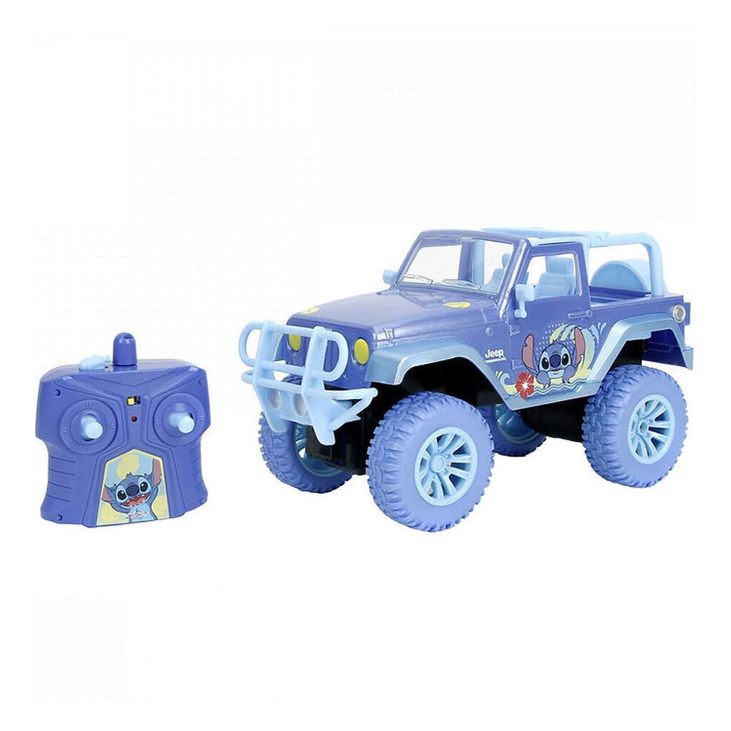 Jada Fjernstyret Bil - Disney - Stitch Jeep - 1:16