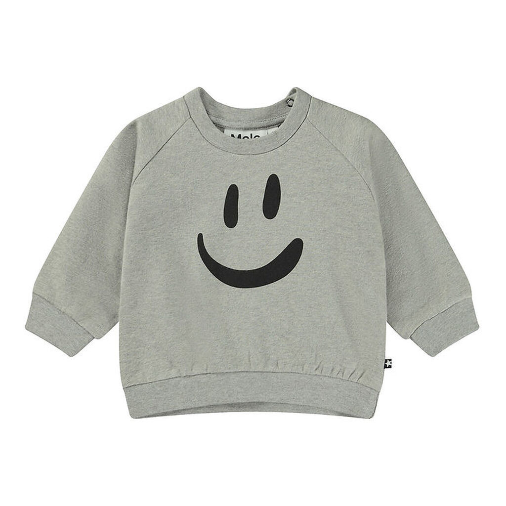 Molo Sweatshirt - Disc - Grey Melange