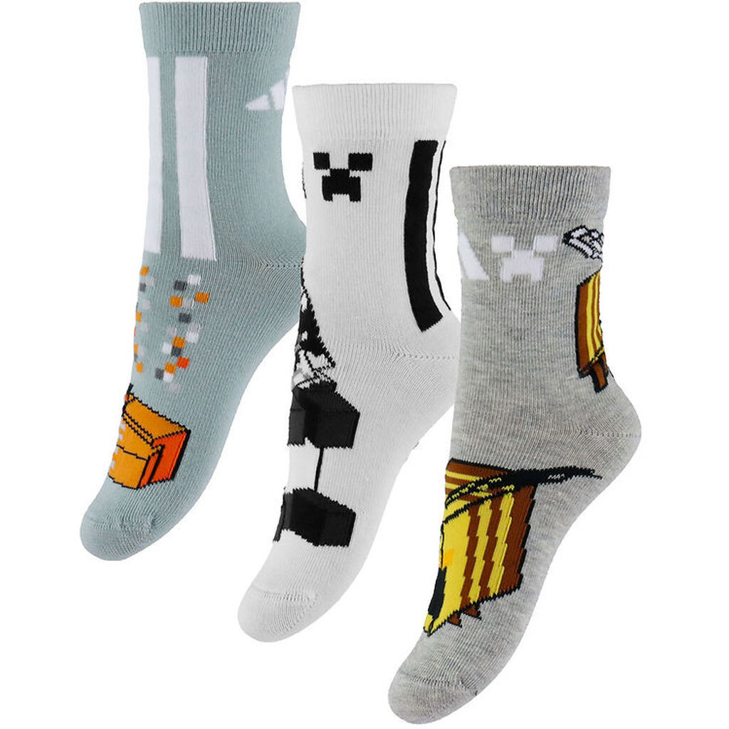 adidas Performance Strømper - 3-pak - Minecraft - Wonder Sage/Gr