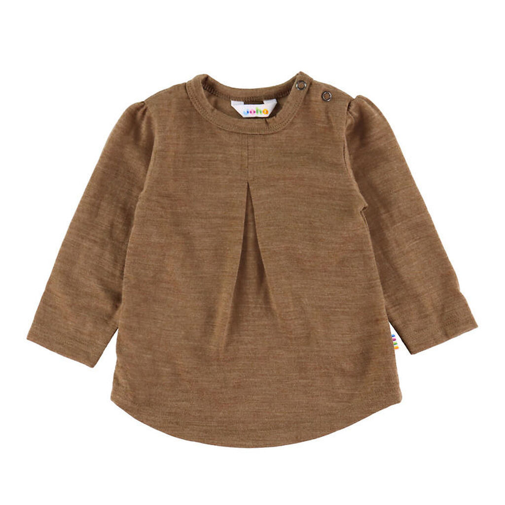 Joha Bluse - Uld - Varm Brun
