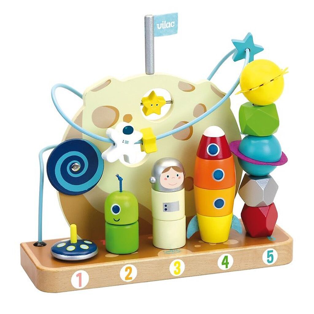 Vilac Aktivitetslegetøj - Træ - Rummet