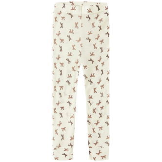 Name It Leggings - Uld - NmfWang - Snow White/Bows