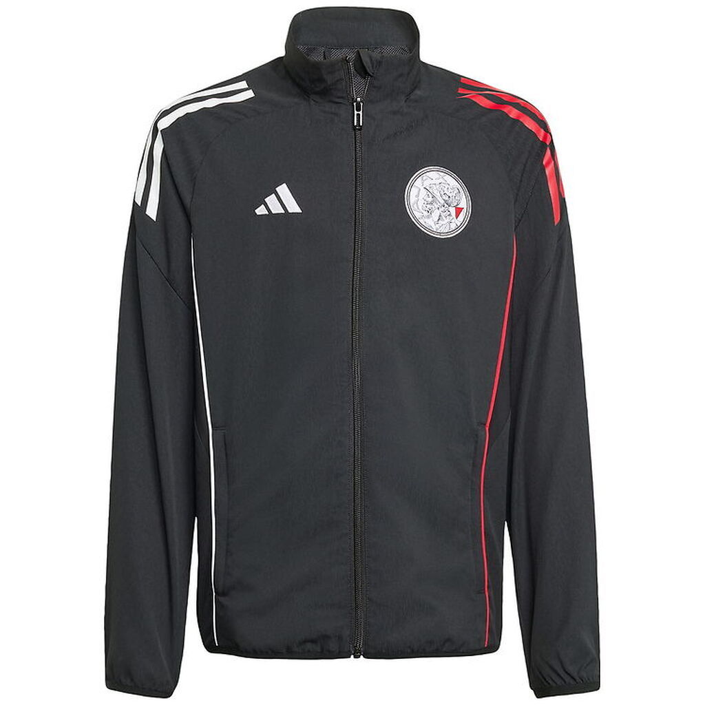 adidas Performance Cardigan - AJAX PRE JKTY - BLACK/WHITE/BOLRED