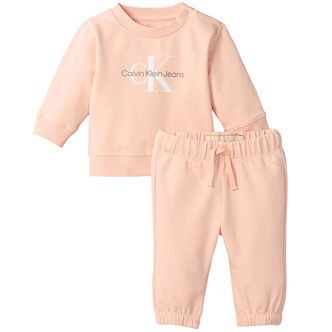 Calvin Klein Sweatsæt - Monogram - Spanish VillaPink