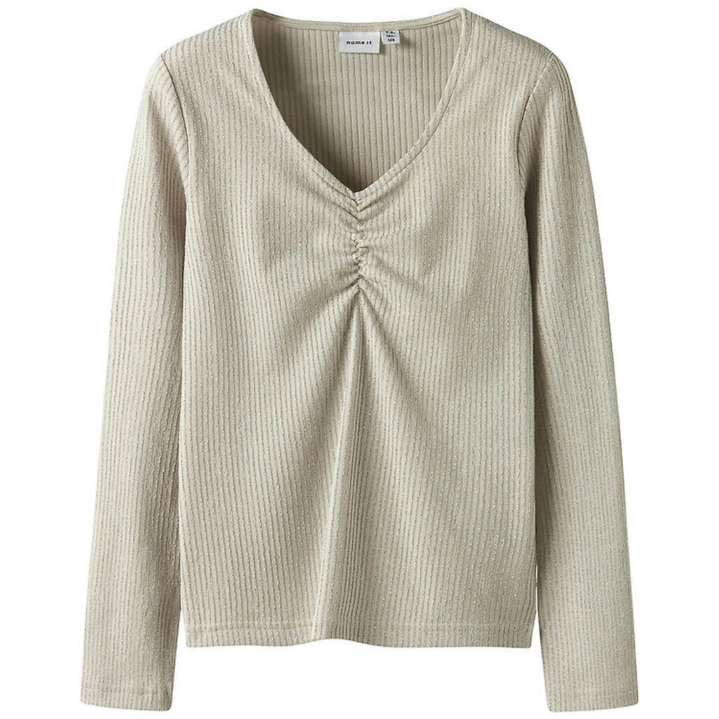Name It Bluse - NkfSabi - Cement