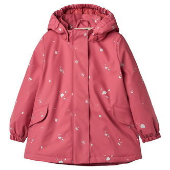 Wheat Regnjakke m. Termo - PU - Rika - Floating Flowers