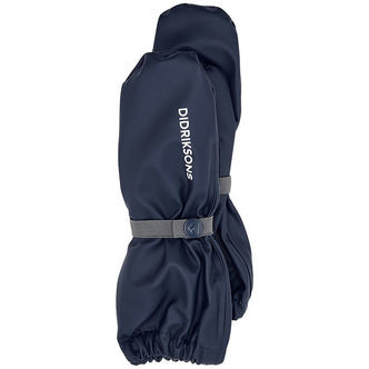 Didriksons Regnluffer m. Fleece - PU - Pileglove - Navy