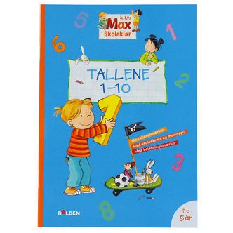 Forlaget Bolden Opgavebog - Skoleklar: Tallene 1-10 - Dansk