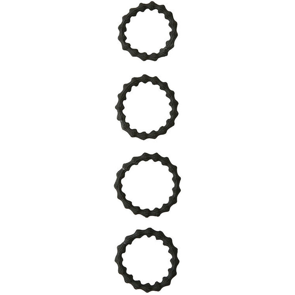 Name It Hårelastikker - 4-pak - NkfKarla - Sort