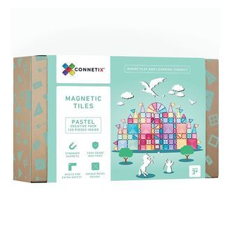 Connetix Magnetsæt - 120 Dele - Pastel Creative