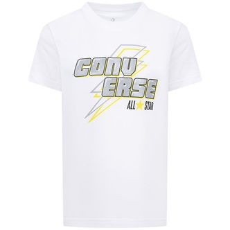 Converse T-shirt - Lightning Bolt - Hvid