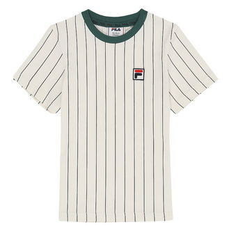 Fila T-shirt - Lubaco - Egret/Black Striped