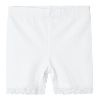 Name It Cykelshorts - NmfVista - Bright White m. Blonder