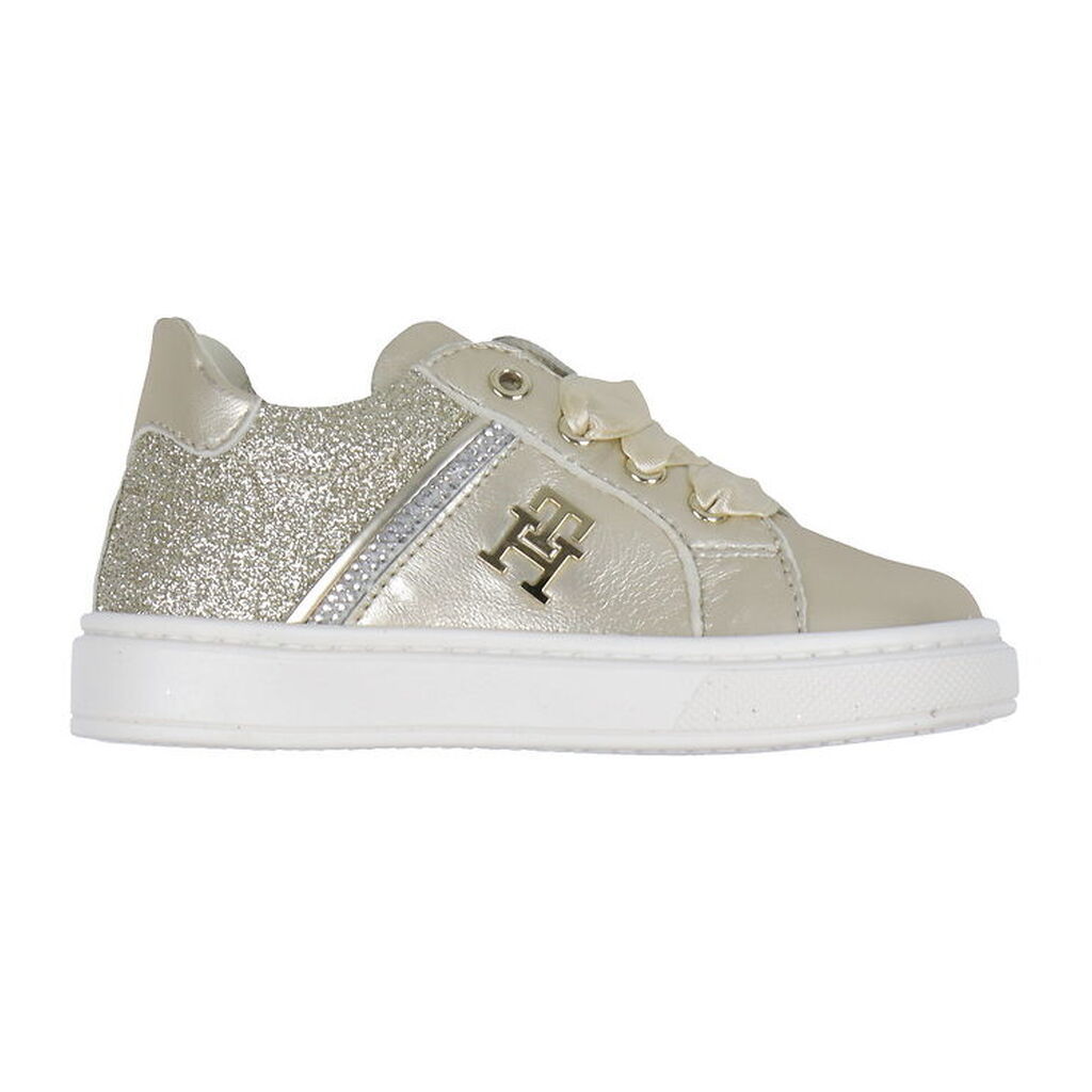 Tommy Hilfiger Sko - Lace Up Sneaker - Platinum