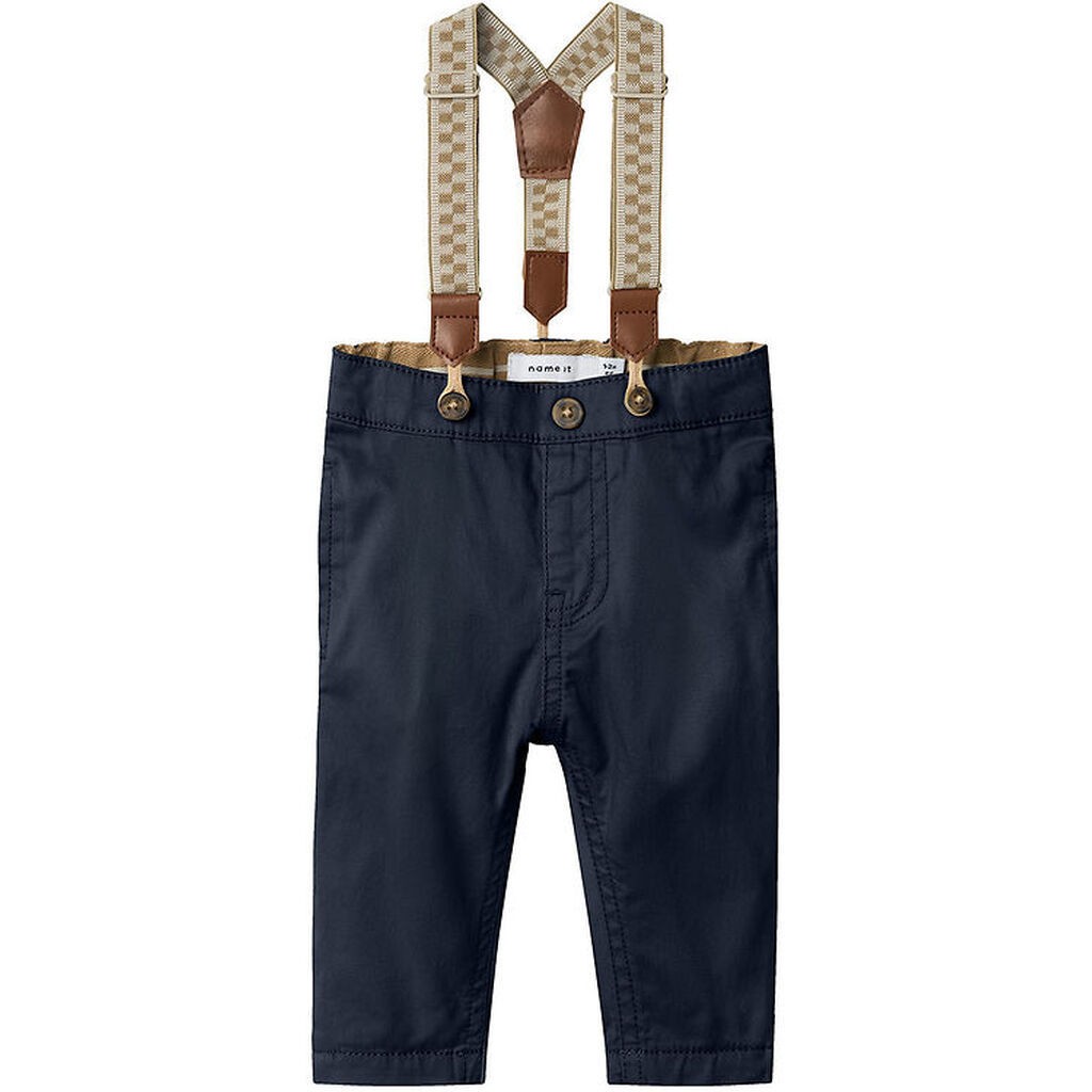 Name It Bukser m. Seler - NbmRyan - Dark Sapphire