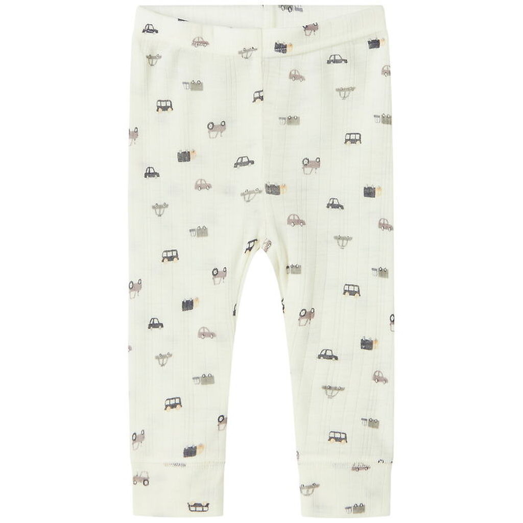 Name It Leggings - Uld - Rib - Noos - NbmWang - Snow White/Small