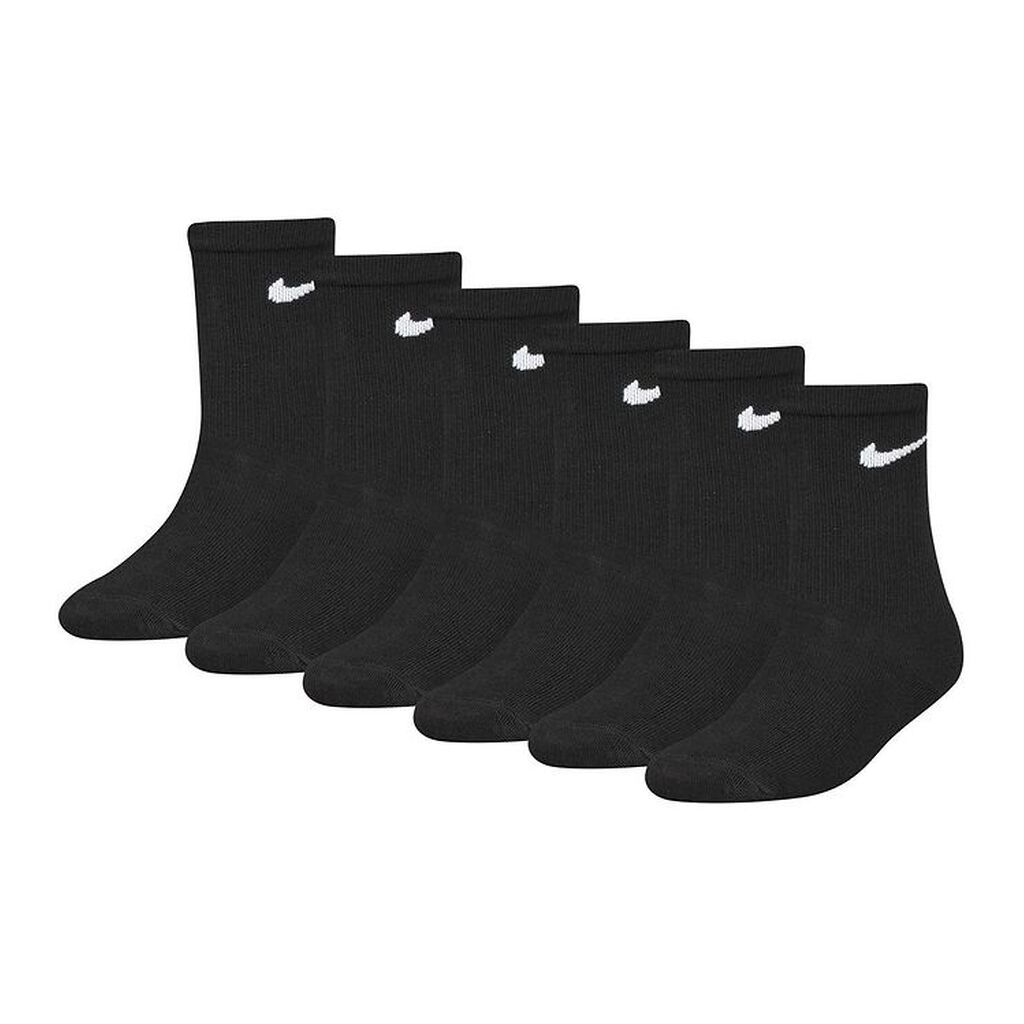 Nike Strømper - Crew - 6-Pak - Sort
