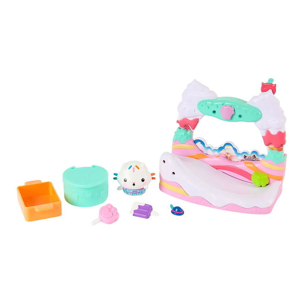 Gabby's Dollhouse Legetøj - Cakey Cat's Sweet Treat Balcony