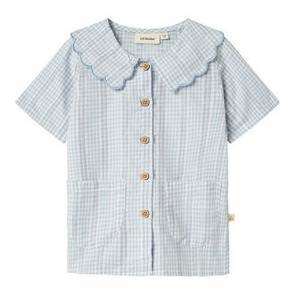 Lil Atelier T-shirt - NmfHazelle - Zen Blue