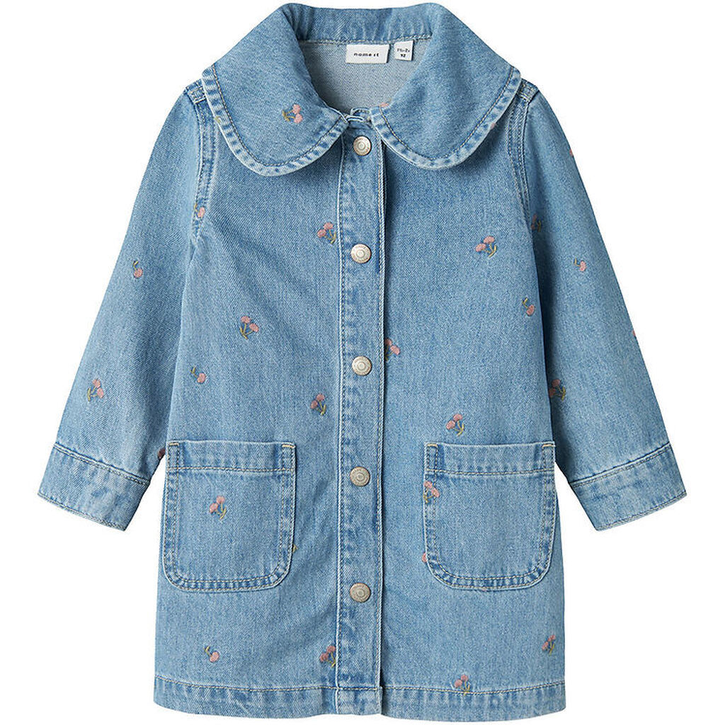 Name It Kjole - NmfPiper - Light Blue Denim