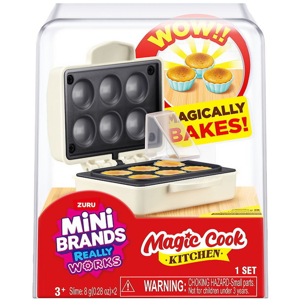 Mini Brands Legetøj - Magic Cook Kitchen - Cupcake-maskine