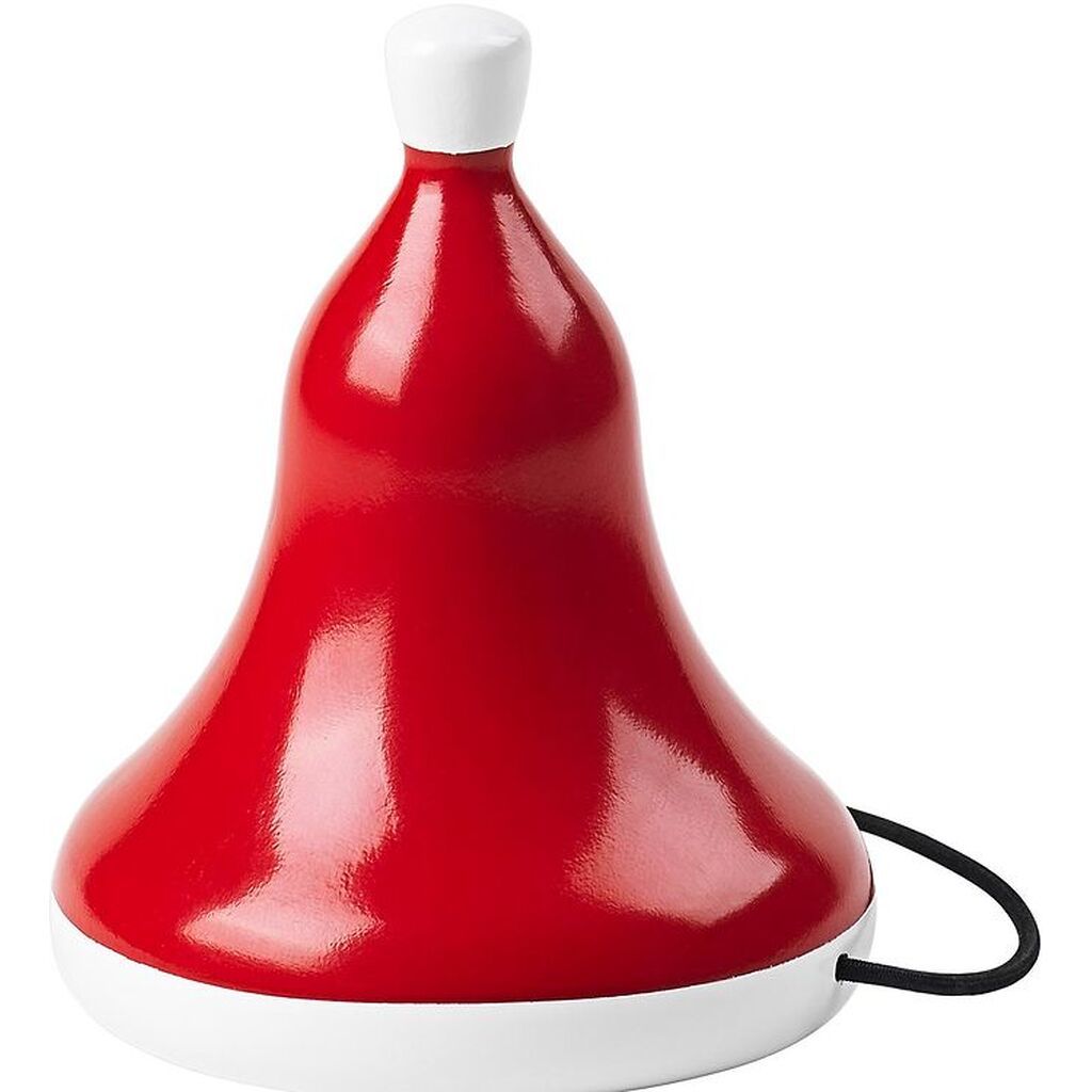 Kay Bojesen Træfigur - Nissehue - 6 cm - Lille - Rød/Hvid