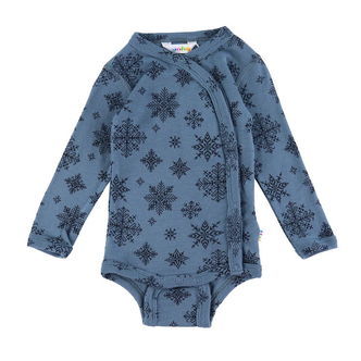 Joha Slå-om Body l/æ - Uld - Blå