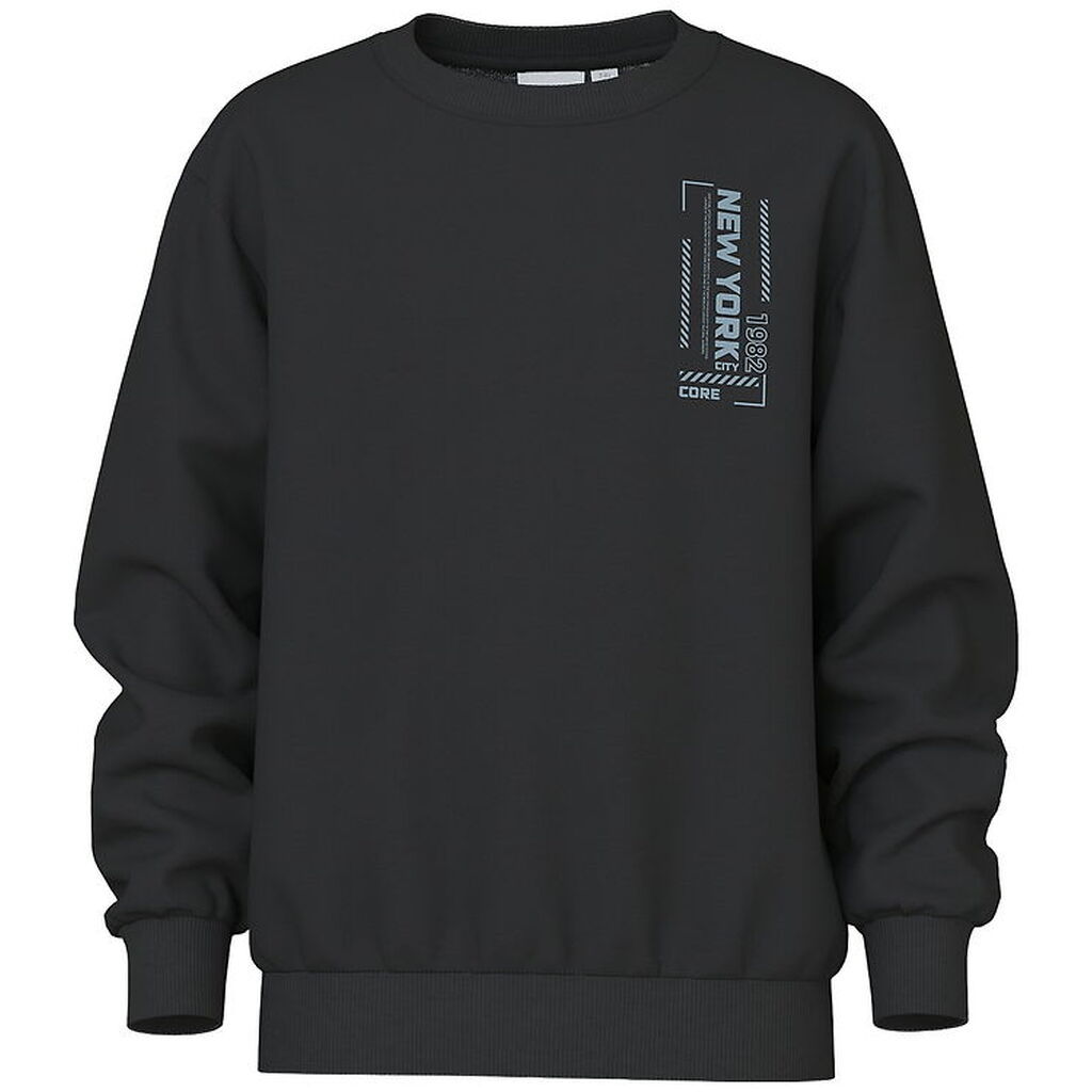 Name It Sweatshirt - NkmVasha - Black/New York 1982