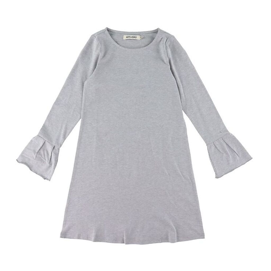 Add to Bag Kjole - Grå m. Print