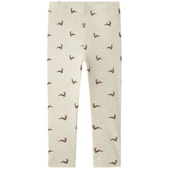 Name It Leggings - Rib - NmnRoko - Peyote Melange