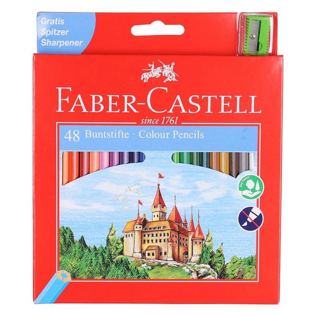 Faber-Castell Farveblyanter - Slot - 48 stk - Multifarvet