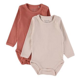 Minymo Body l/æ - Rib - 2-pak - Canyon Rose