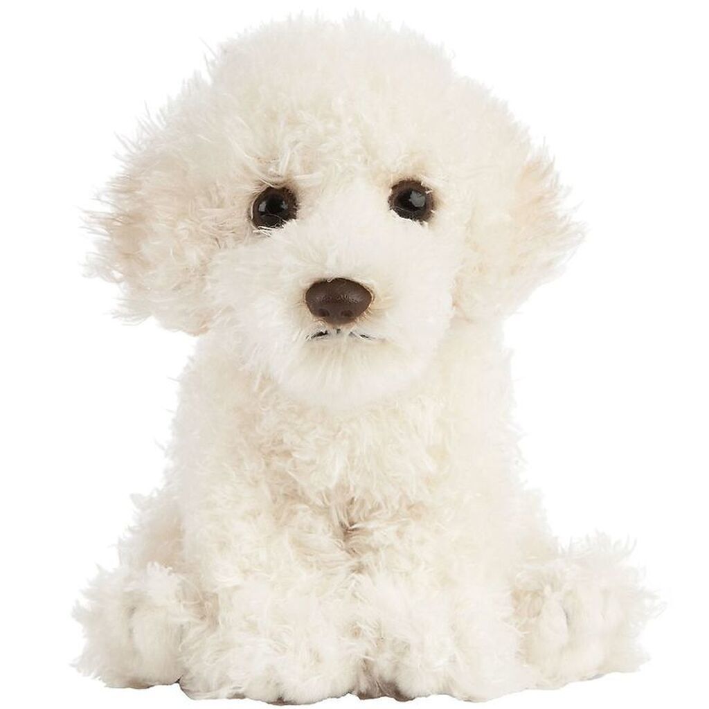 Living Nature Bamse - 15x11 cm - Labradoodle - Hvid